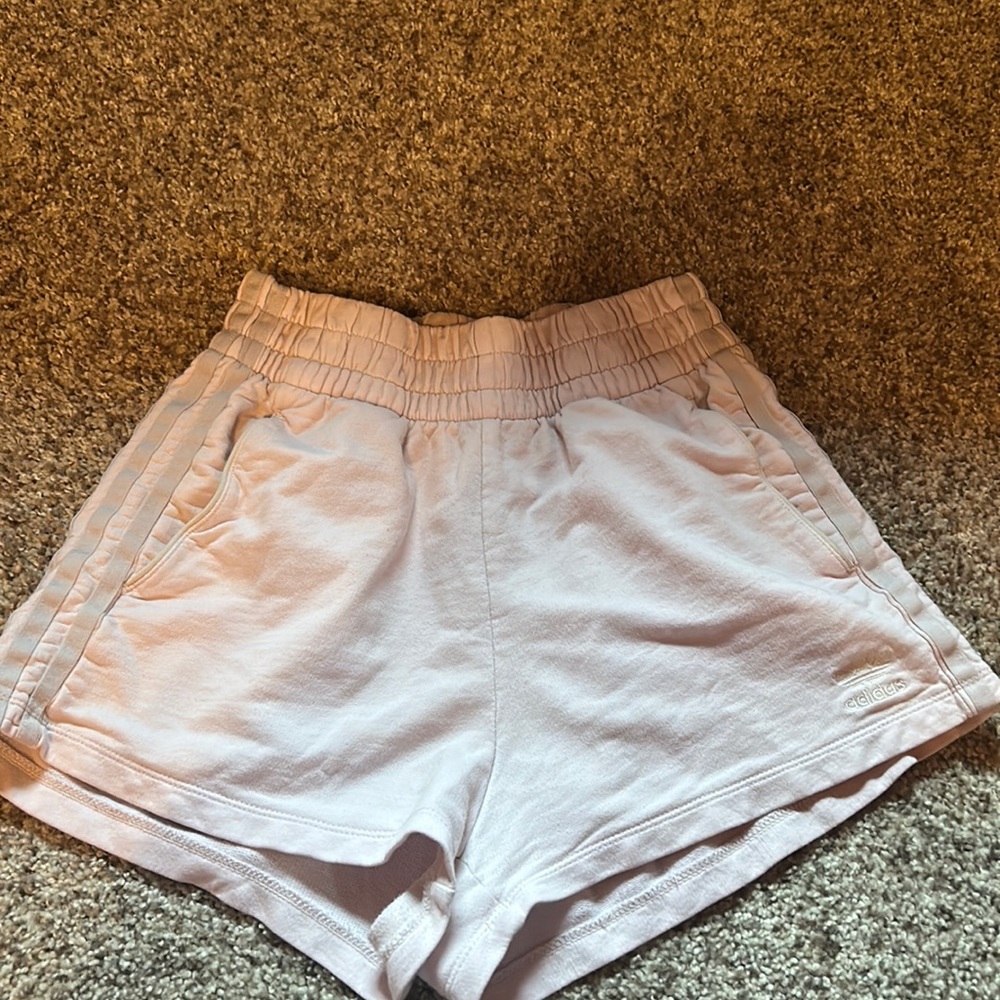 Light violet Adidas Lounge Shorts